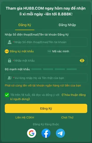 HU88 Đăng Ký